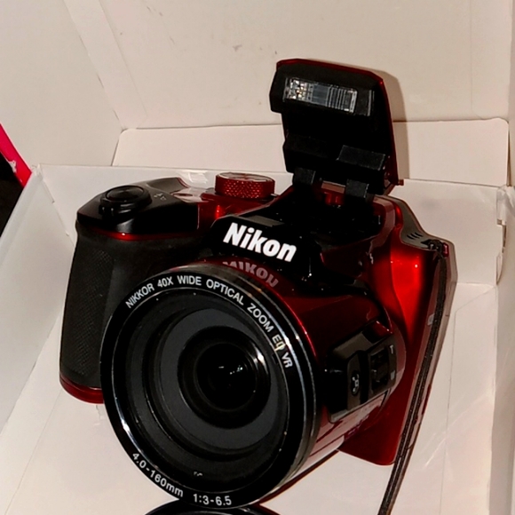 Nikon used to fill in book shelf